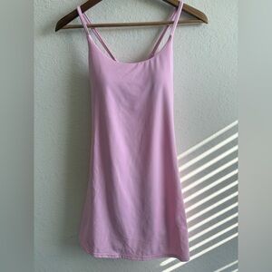 HALARA Light Pink Slip Dress with Cross Back Straps Size 4 NWT